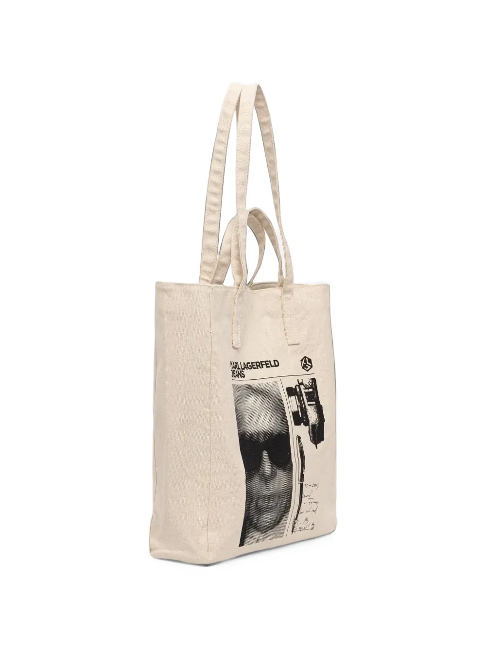 Karl Lagerfeld Jeans graphic-print tote bag Beige