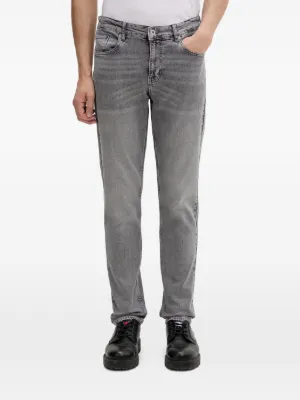 Post Archive Faction Curved Jeans | Grey | FARFETCH