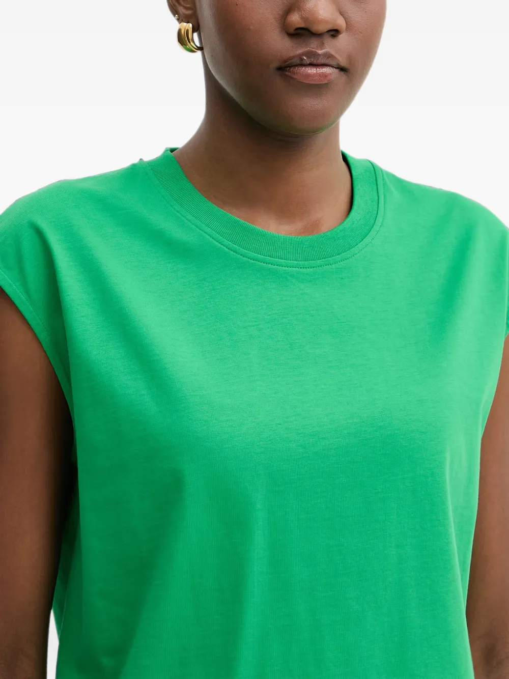 Karl Lagerfeld Blouse met geborduurd logo Groen