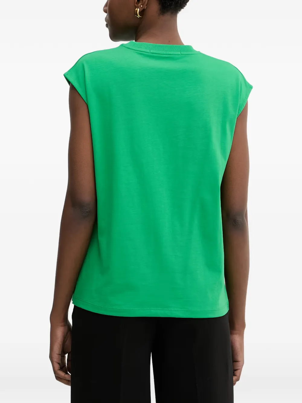 Karl Lagerfeld Blouse met geborduurd logo Groen