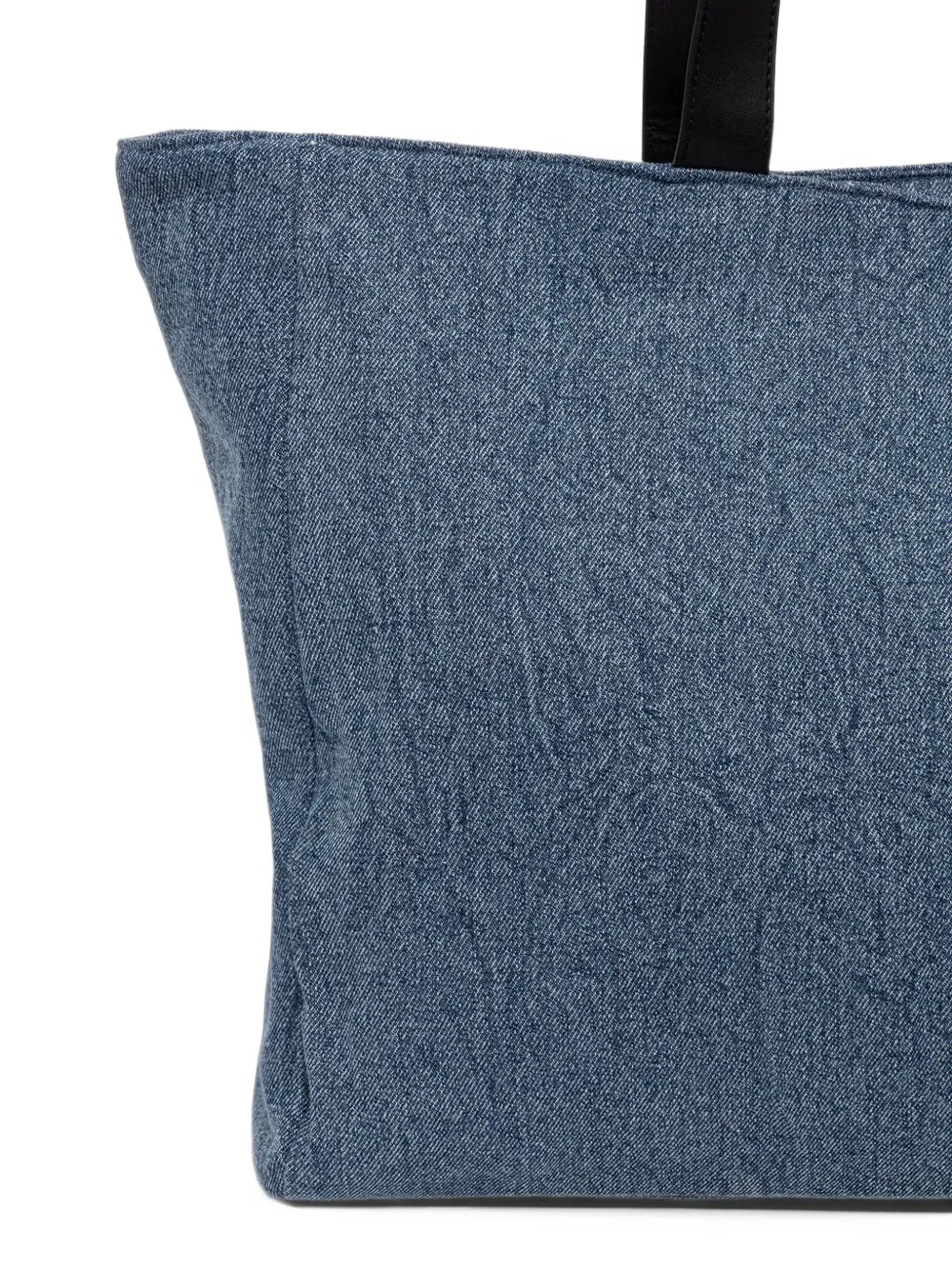 Karl Lagerfeld Jeans logo-print denim tote bag Blauw