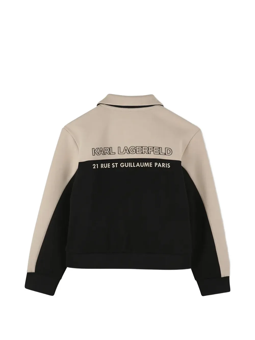 Karl Lagerfeld Kids Sweater met logoprint Zwart