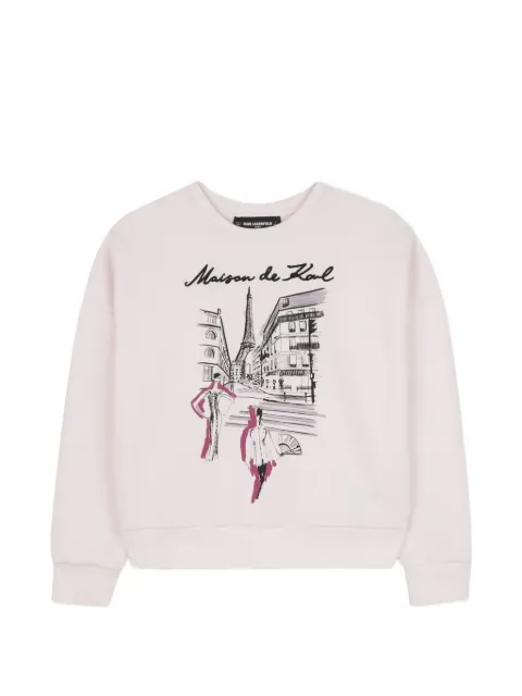 Karl Lagerfeld Kids graphic-print sweatshirt