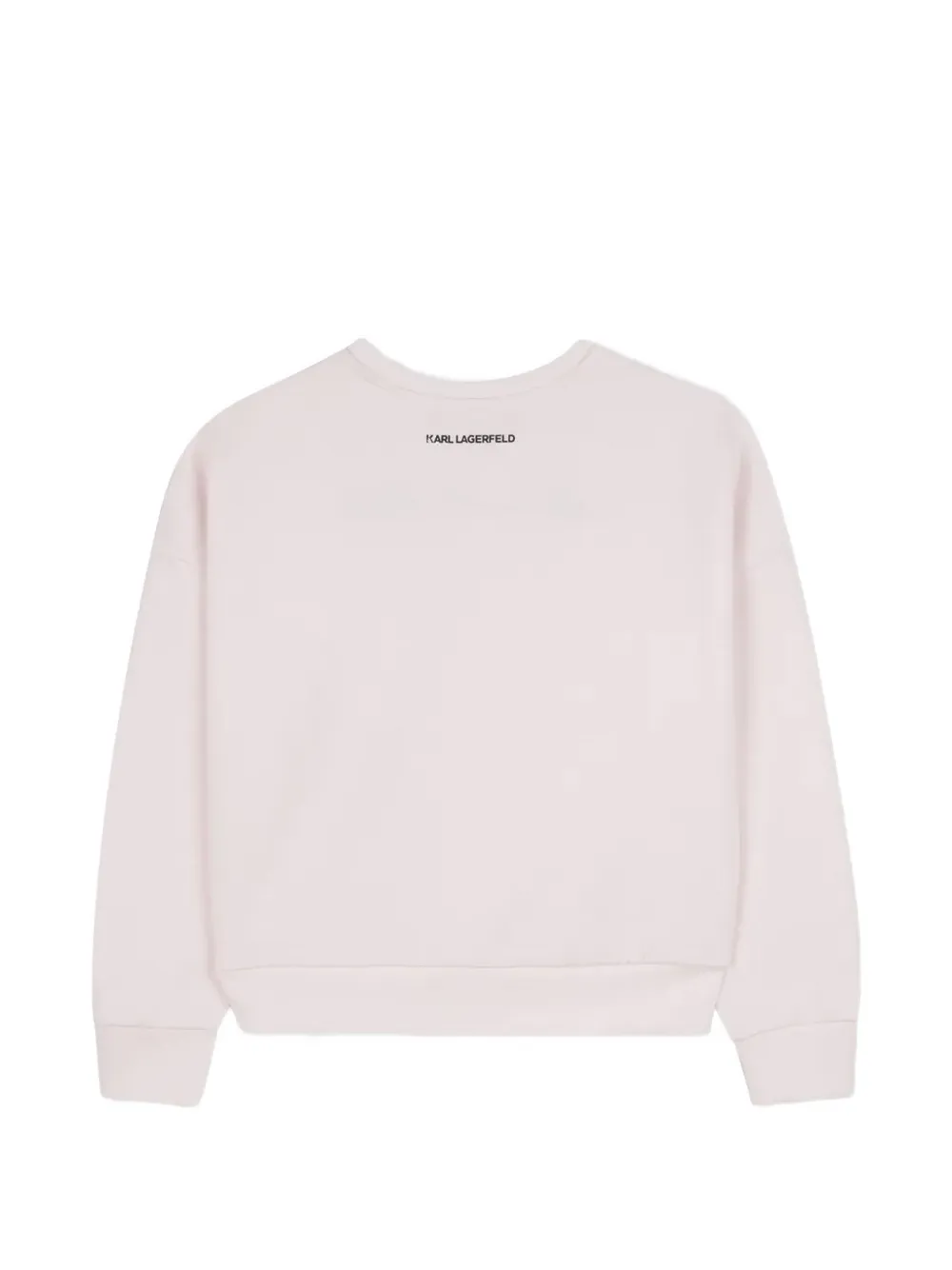 Karl Lagerfeld Kids Sweater met grafische print Beige