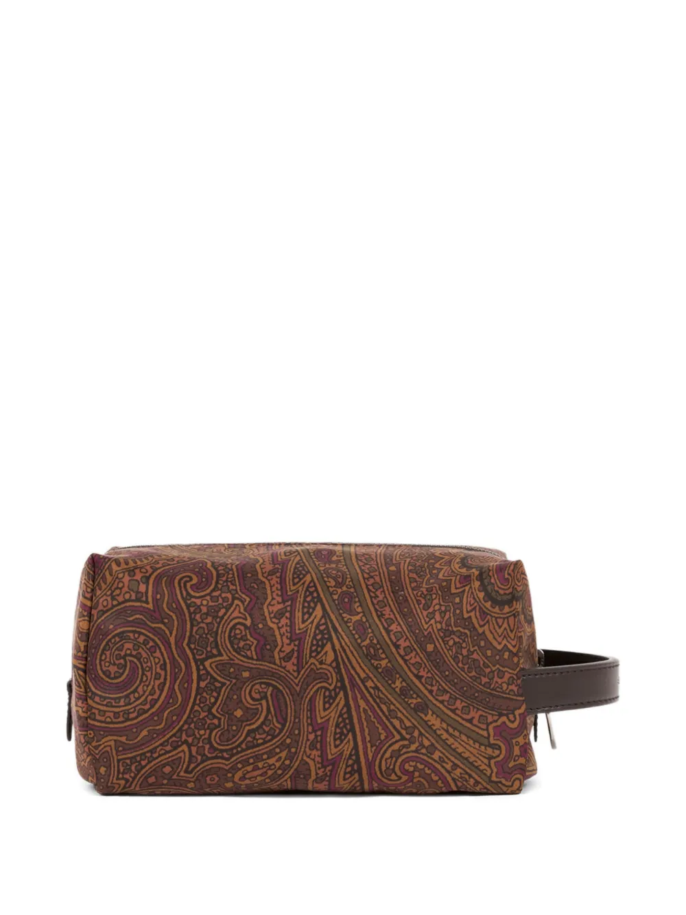 ETRO Arnica kleine toilettas met paisley-print Bruin