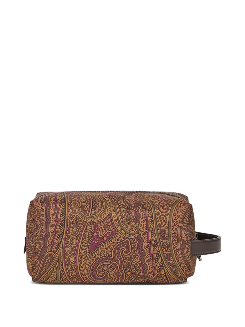 ETRO Arnica medium toilettas met paisley-print Bruin