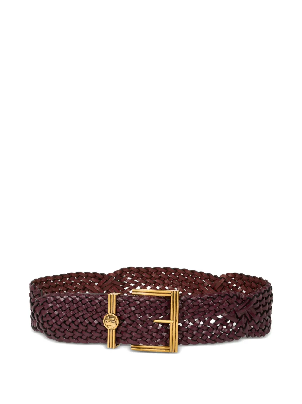 ETRO woven leather belt - Rot