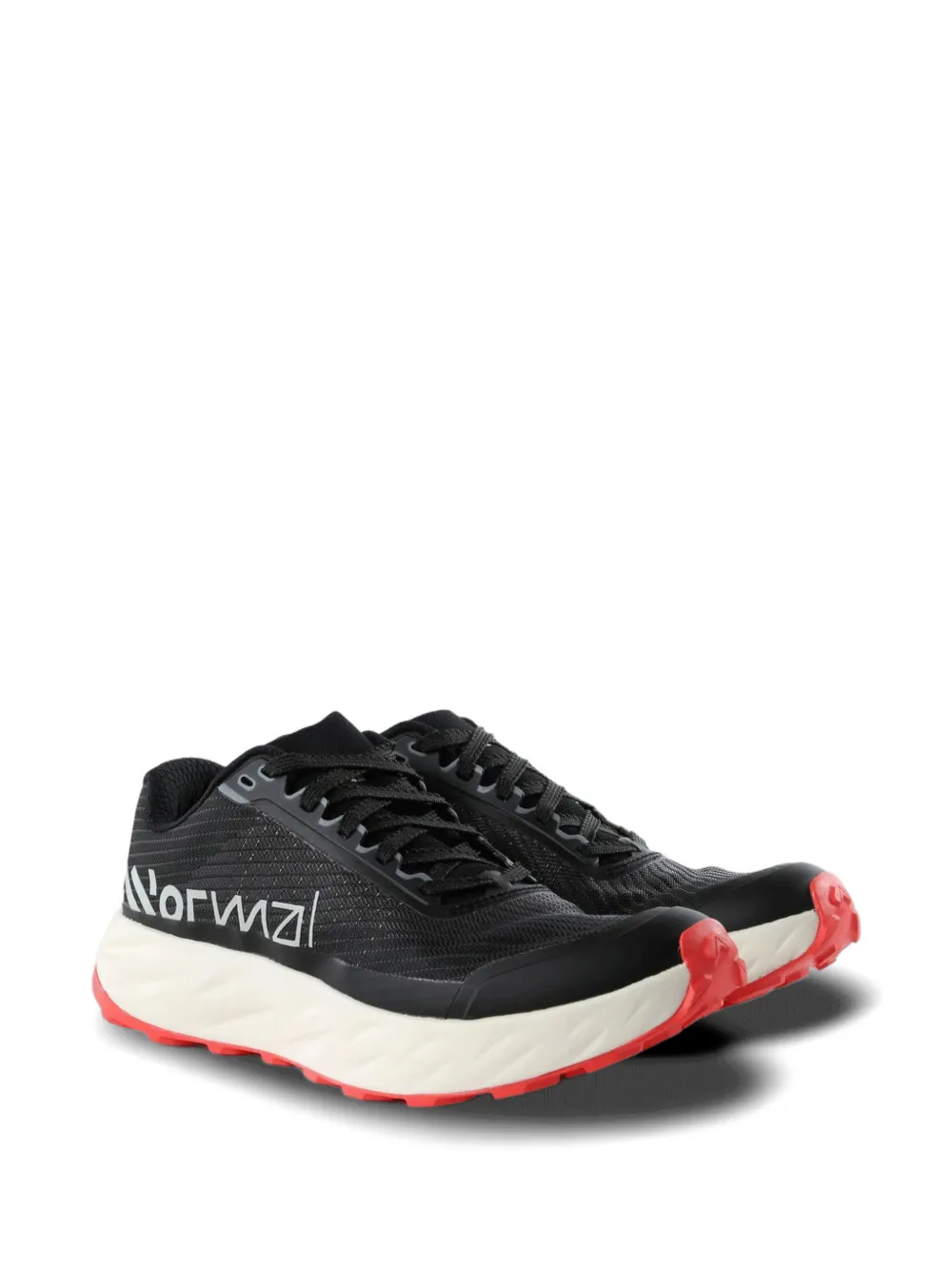 NNORMAL Kjerag 02 sneakers met vlakken en logoprint Zwart