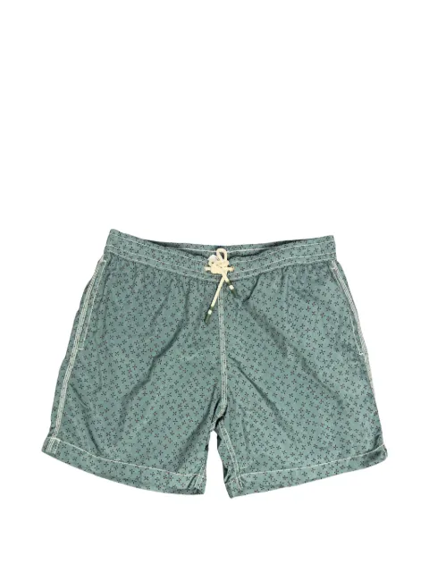 HARTFORD geometric-print drawstring swim shorts