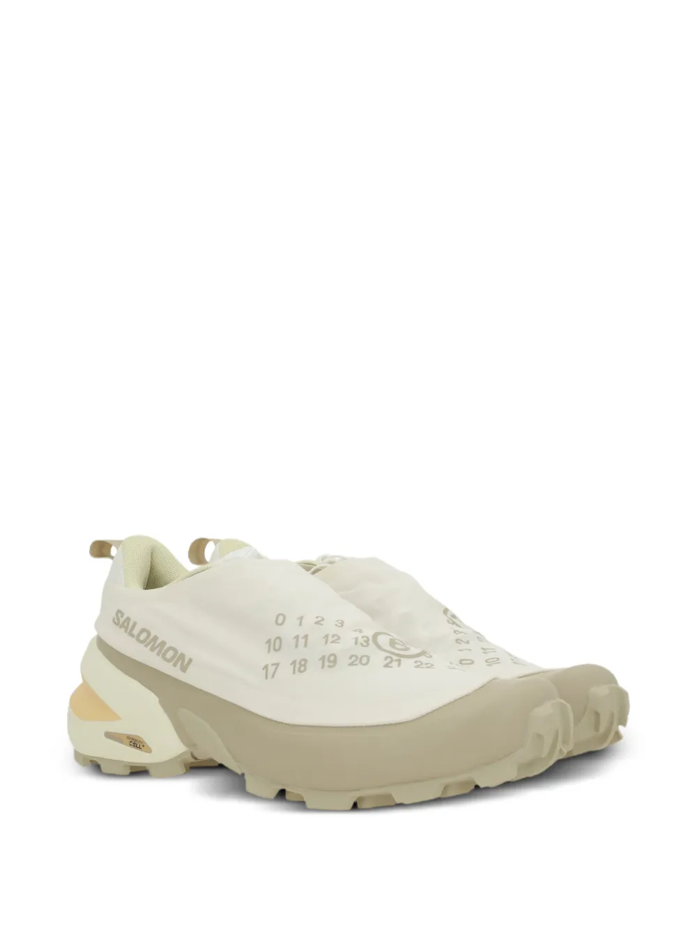 MM6 Maison Margiela x Salomon Cross Dust logo-print sneakers Beige