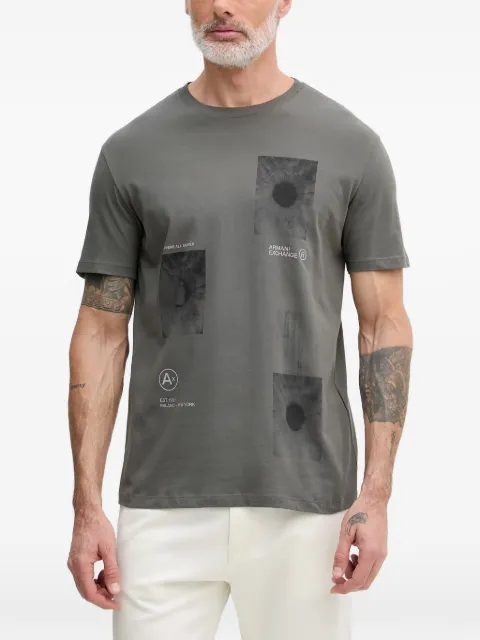 Armani Exchange graphic-print crew-neck T-shirt