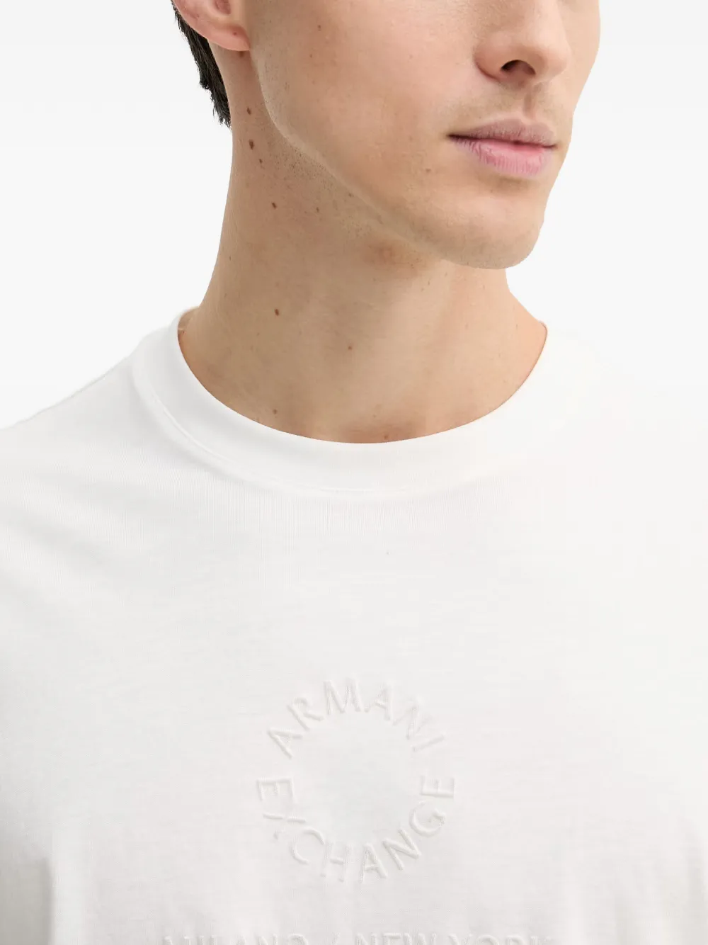Armani Exchange T-shirt met logo Wit