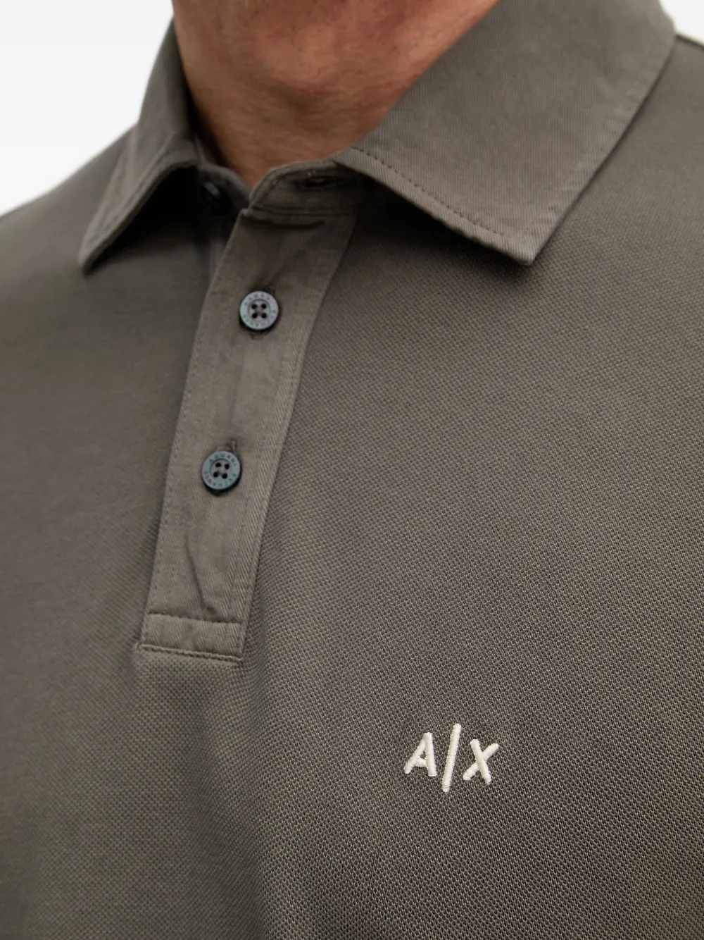 Armani Exchange Poloshirt met geborduurd logo Groen