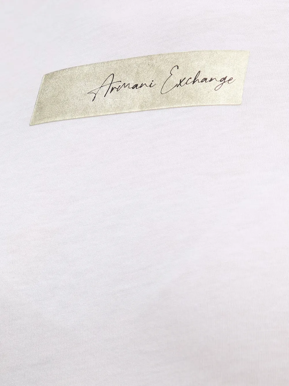 Armani Exchange T-shirt met logoprint Wit