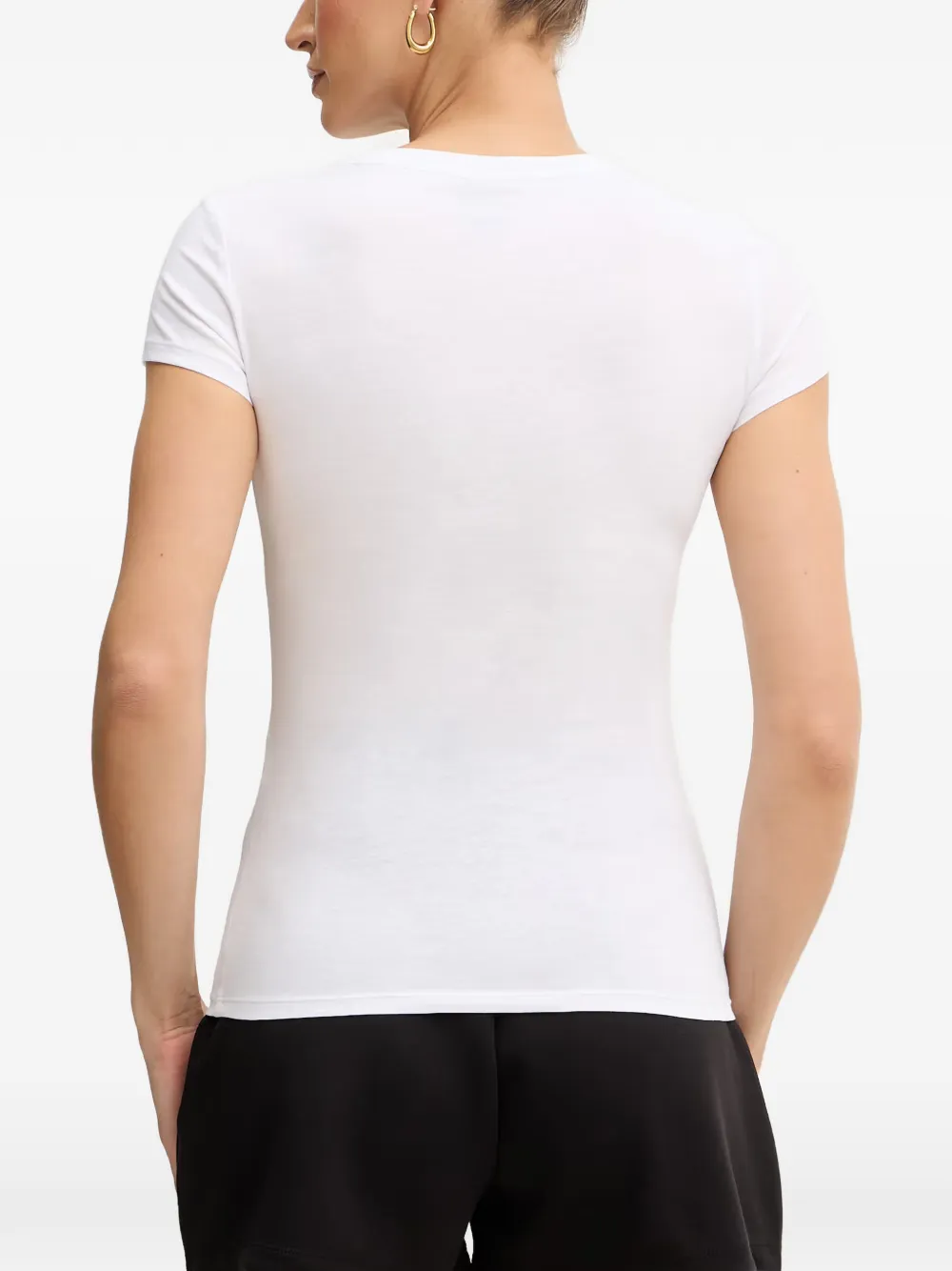 Armani Exchange T-shirt met logoprint Wit