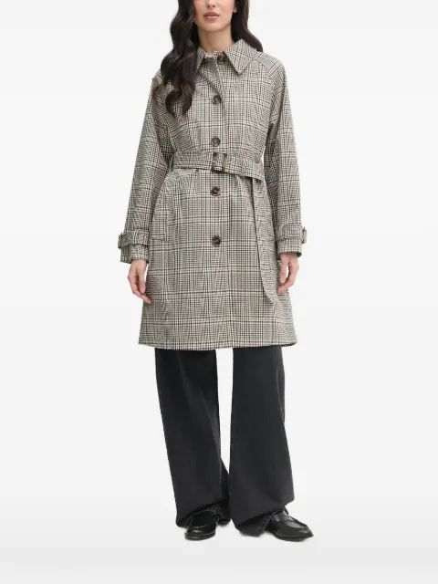 Barbour Maia check-pattern trench coat