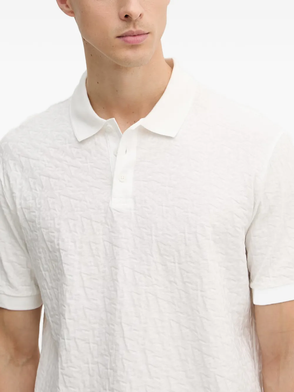 Armani Exchange Poloshirt met logoprint Wit