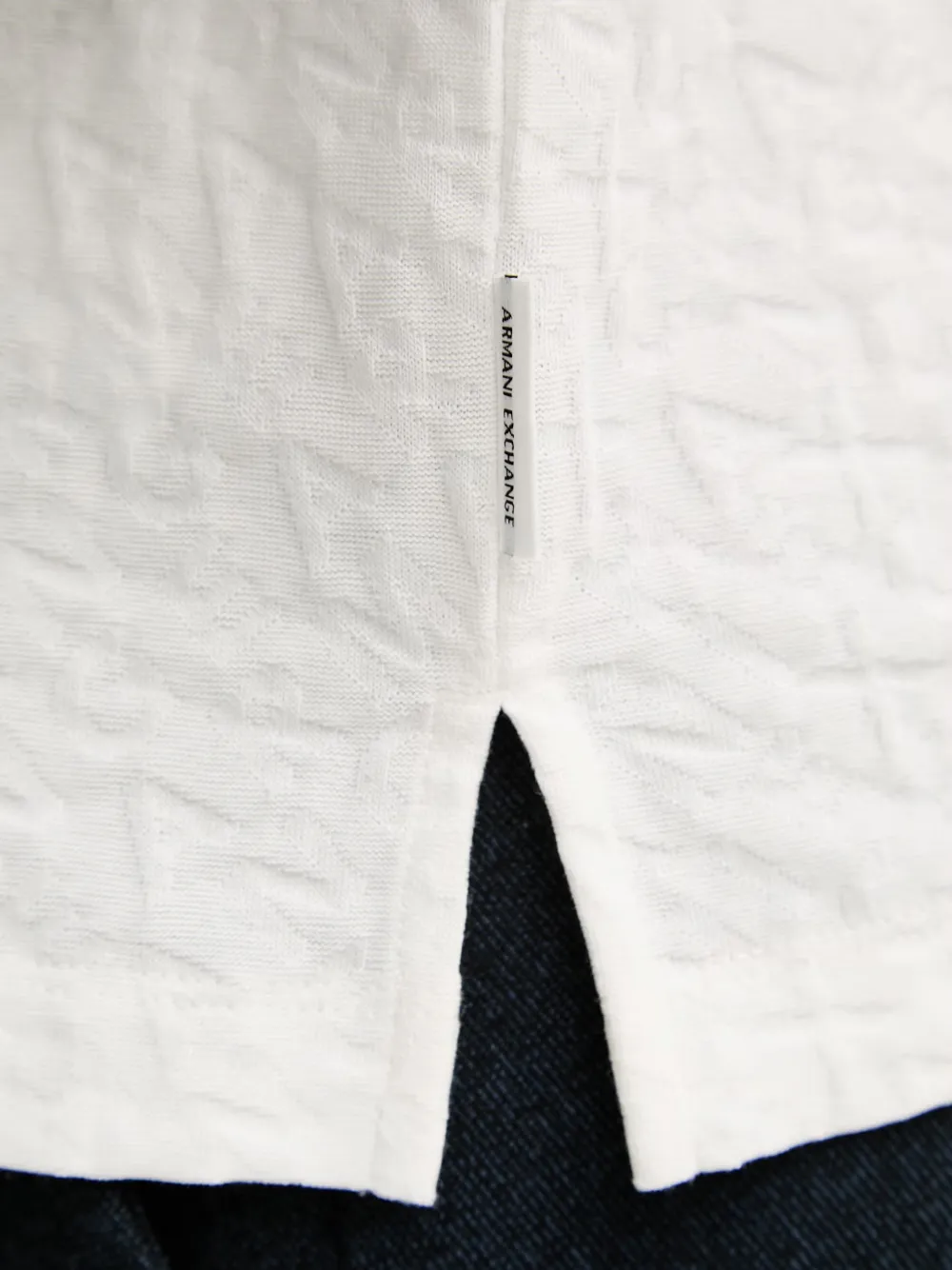 Armani Exchange Poloshirt met logoprint Wit