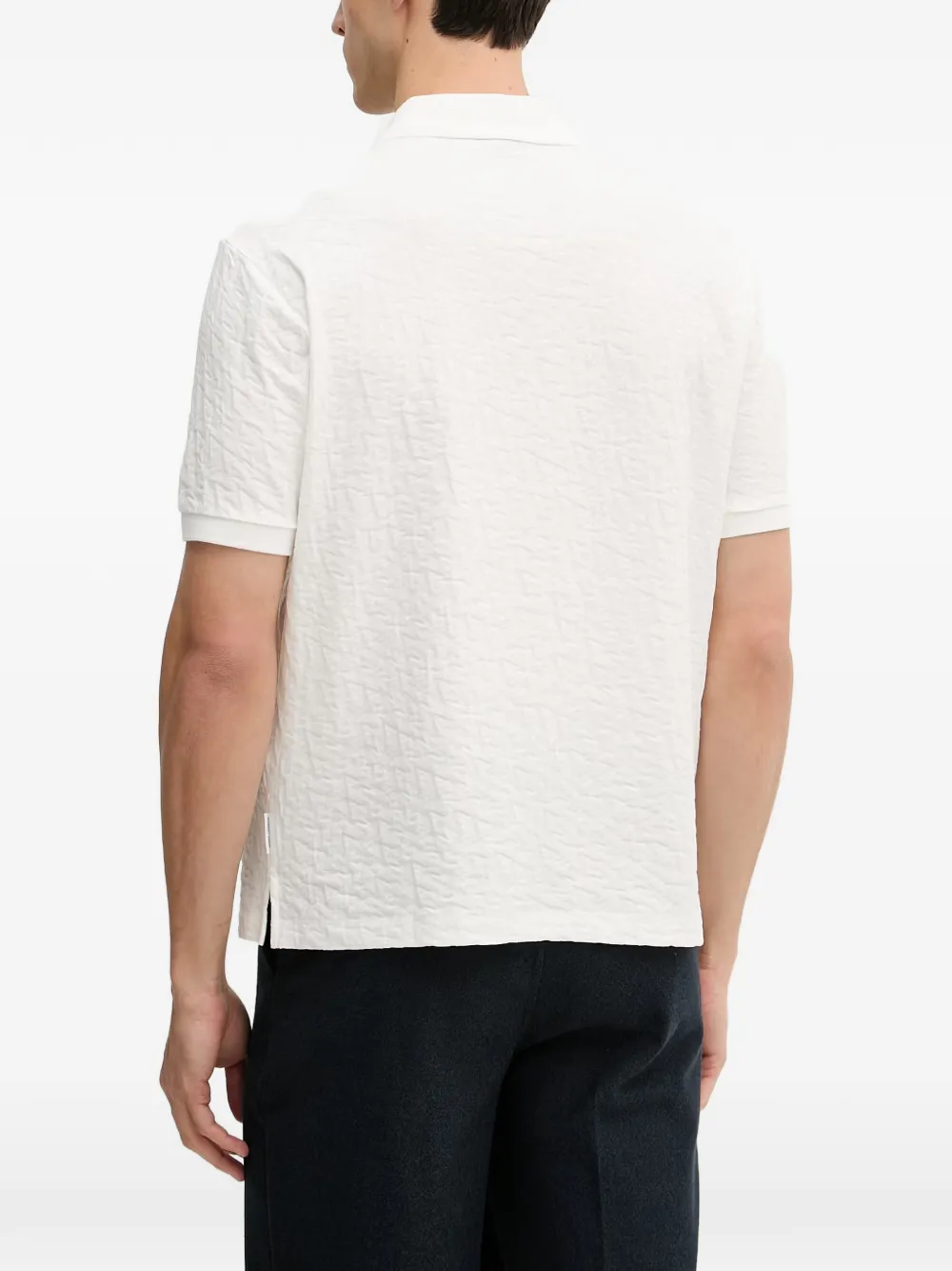 Armani Exchange Poloshirt met logoprint Wit