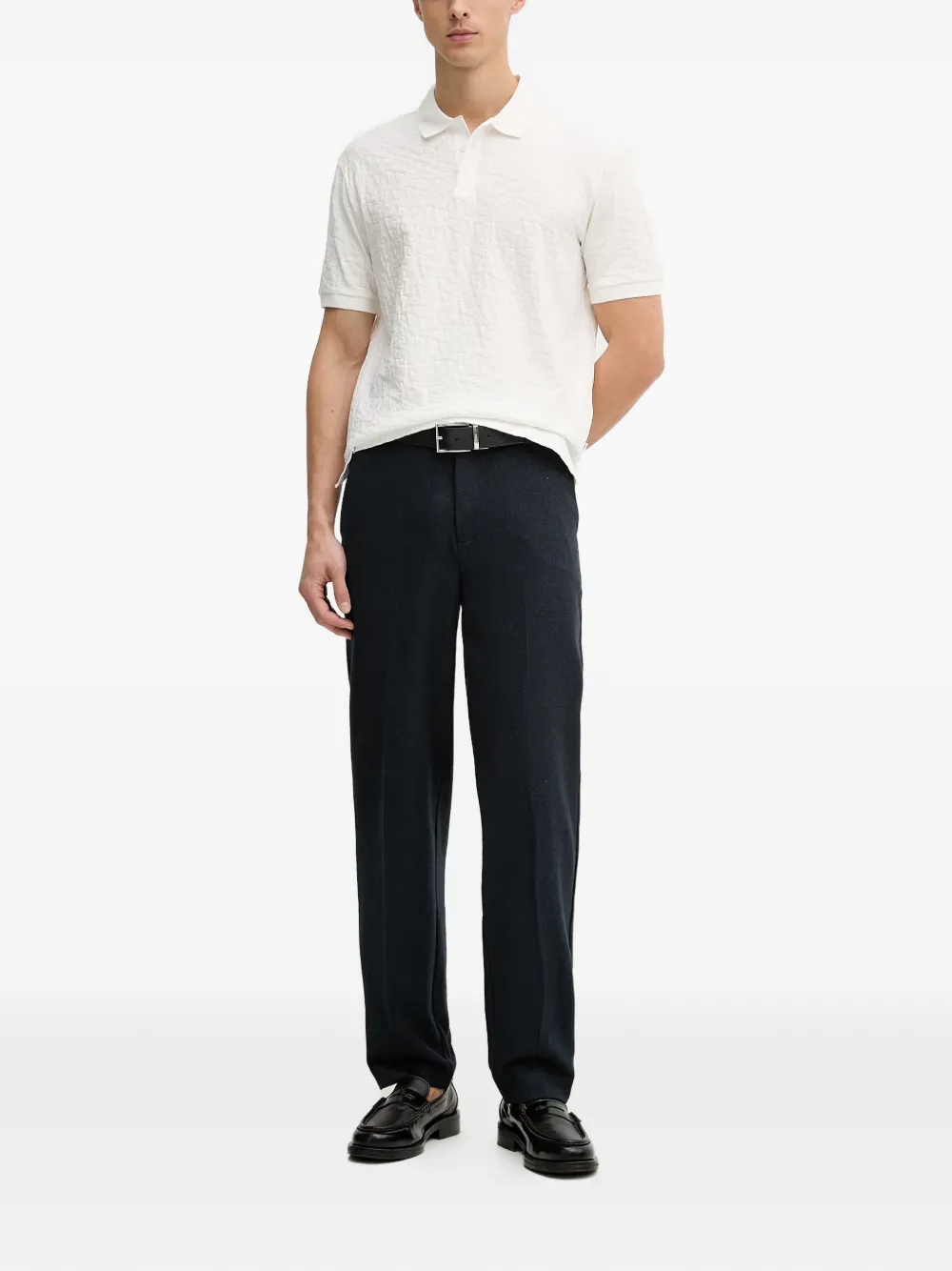 Armani Exchange Poloshirt met logoprint Wit