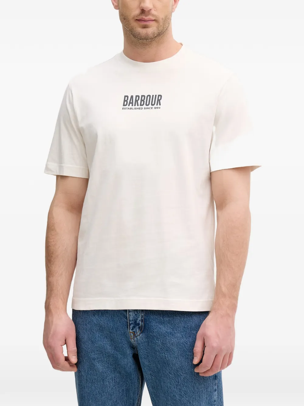 Barbour 모던 티셔츠 | 뉴트럴 | Image 1
