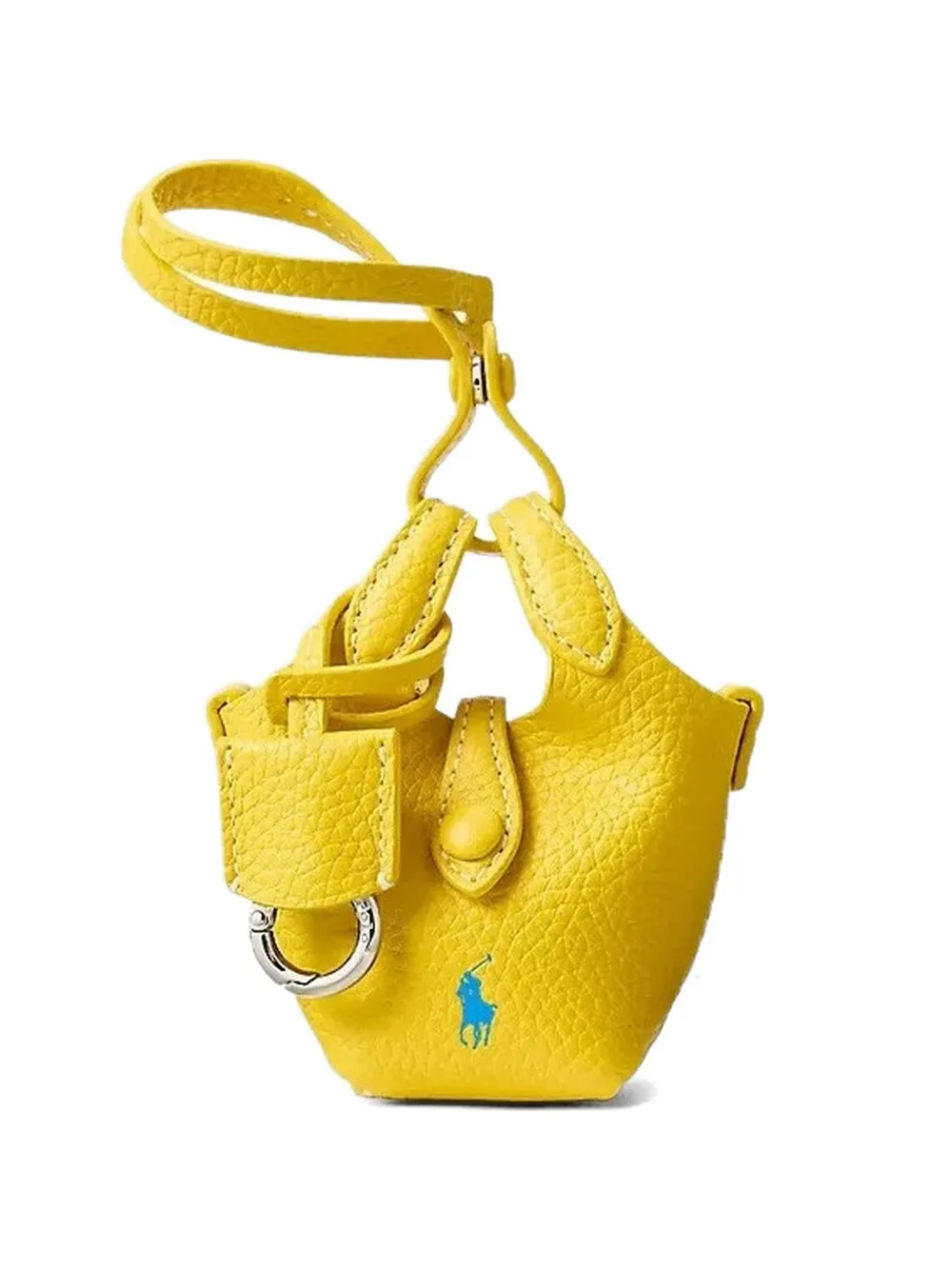 Polo Ralph Lauren Mini Polo Play Bag Charm In Yellow