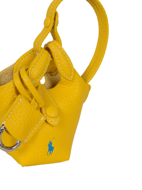 Polo Ralph Lauren Mini Polo Play Bag Charm | Yellow | FARFETCH