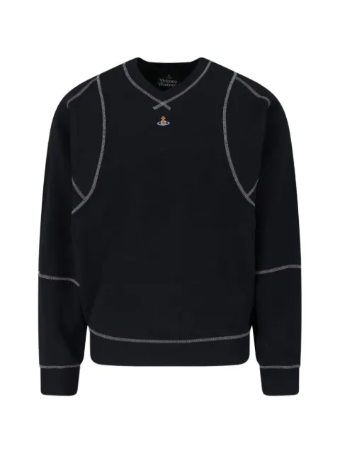 Vivienne Westwood Maglione Pourpoint con cuciture a contrasto