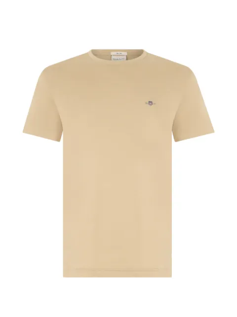 Gant logo-embroidered T-shirt