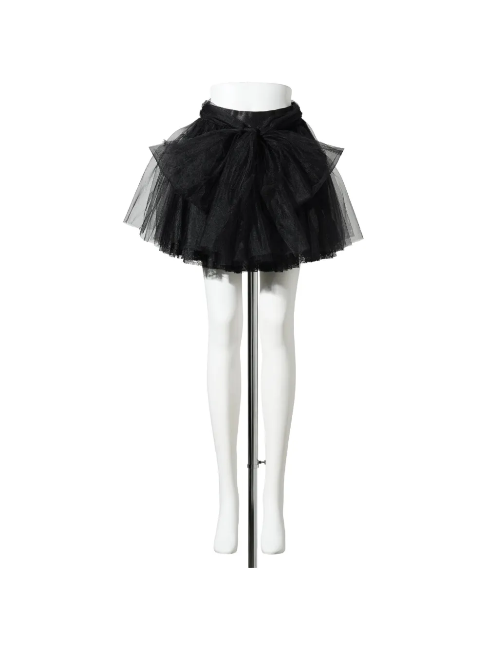 NΦ DRESS bow-detail mini skirt - Nero