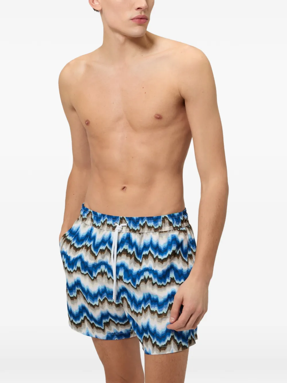 Missoni Zwembroek met trekkoord Blauw