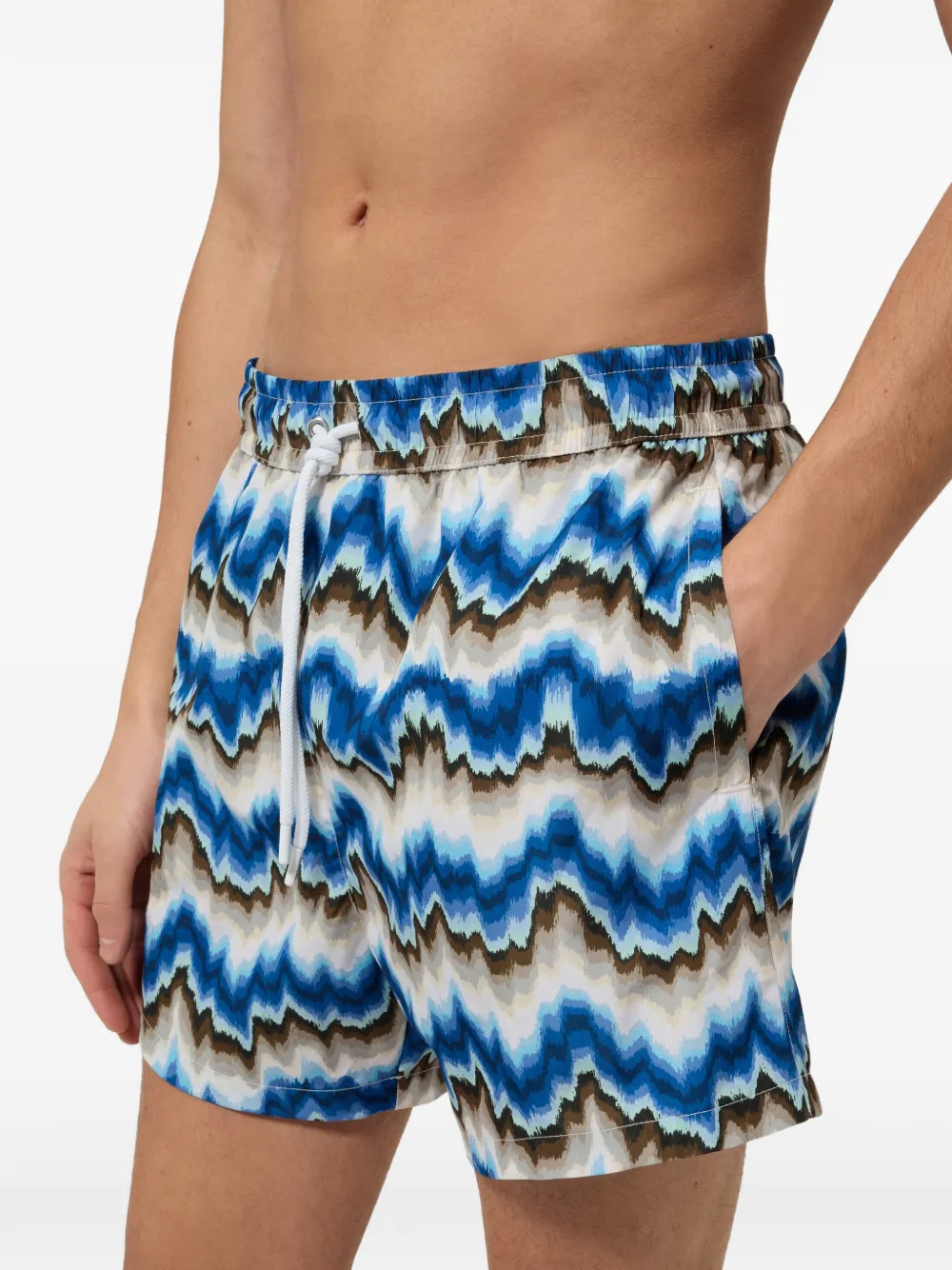 Missoni Zwembroek met trekkoord Blauw