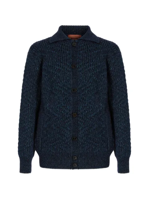 Missoni chevron-knit button-up cardigan