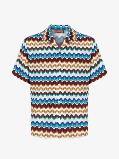Missoni Zigzag-print short-sleeve shirt