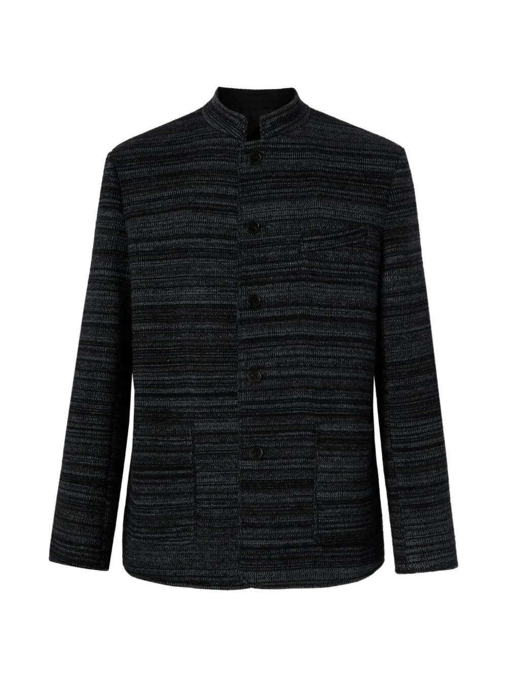 Missoni Giacca a righe in lana e viscosa - Grigio