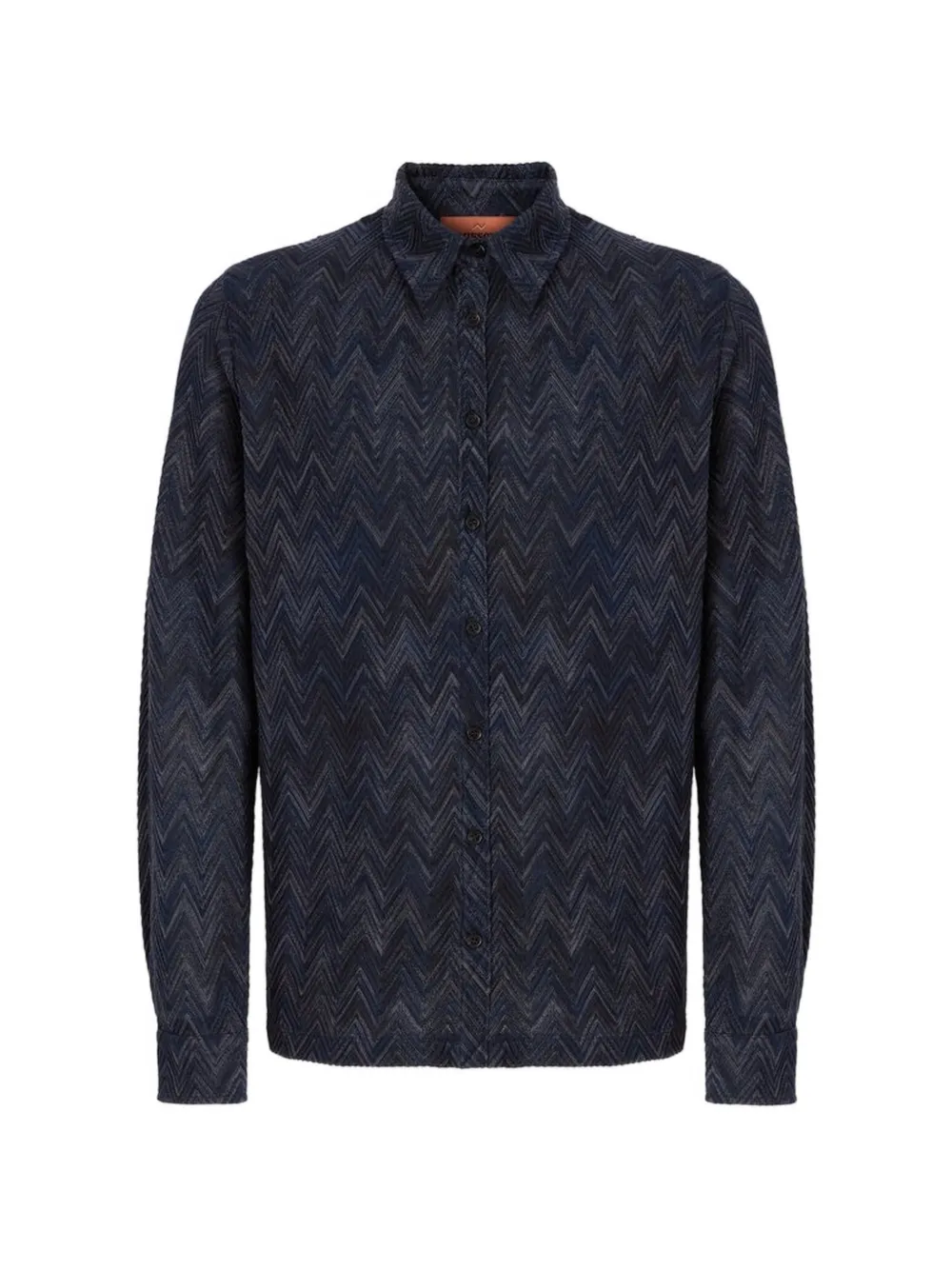 Missoni Blouse met zigzag-patroon Blauw