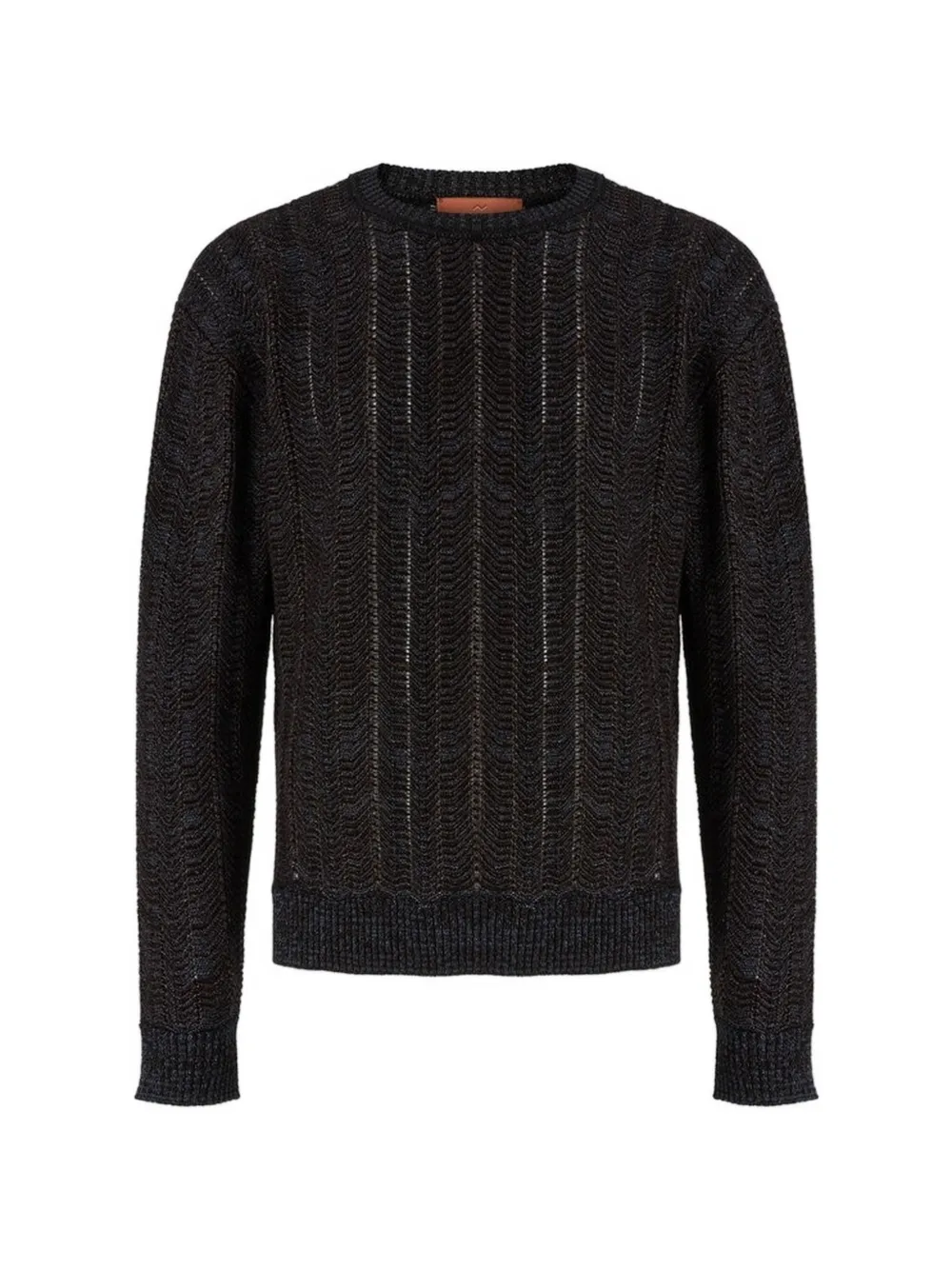 Missoni Gebreide sjaal met chevron streep Bruin