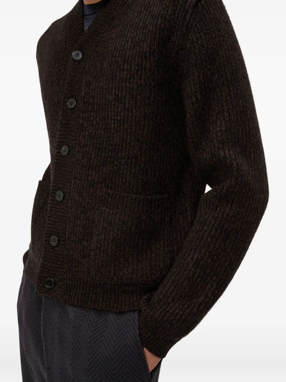 Missoni Gemêleerd vest van wol en viscose Bruin