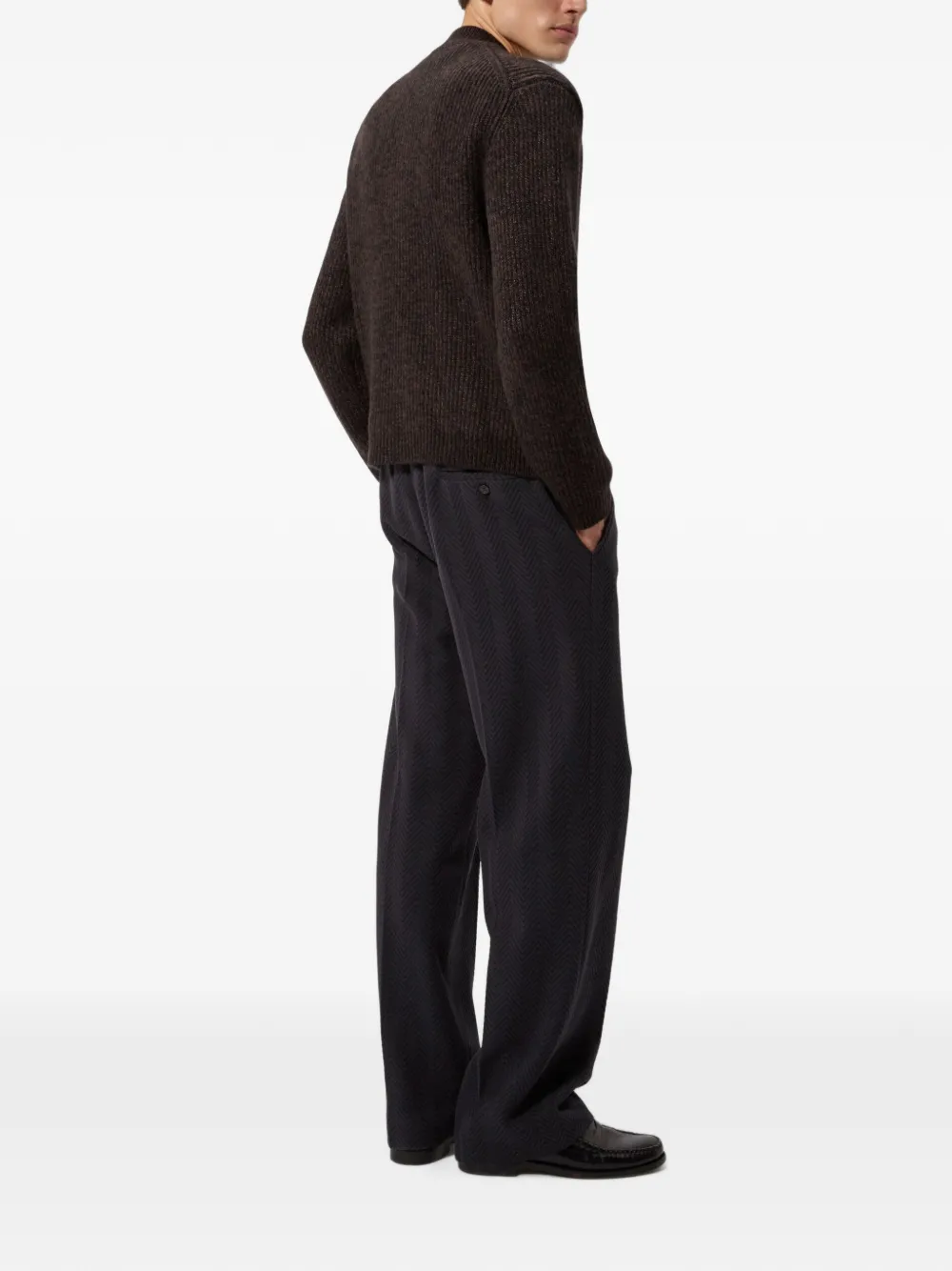 Missoni Gemêleerd vest van wol en viscose Bruin