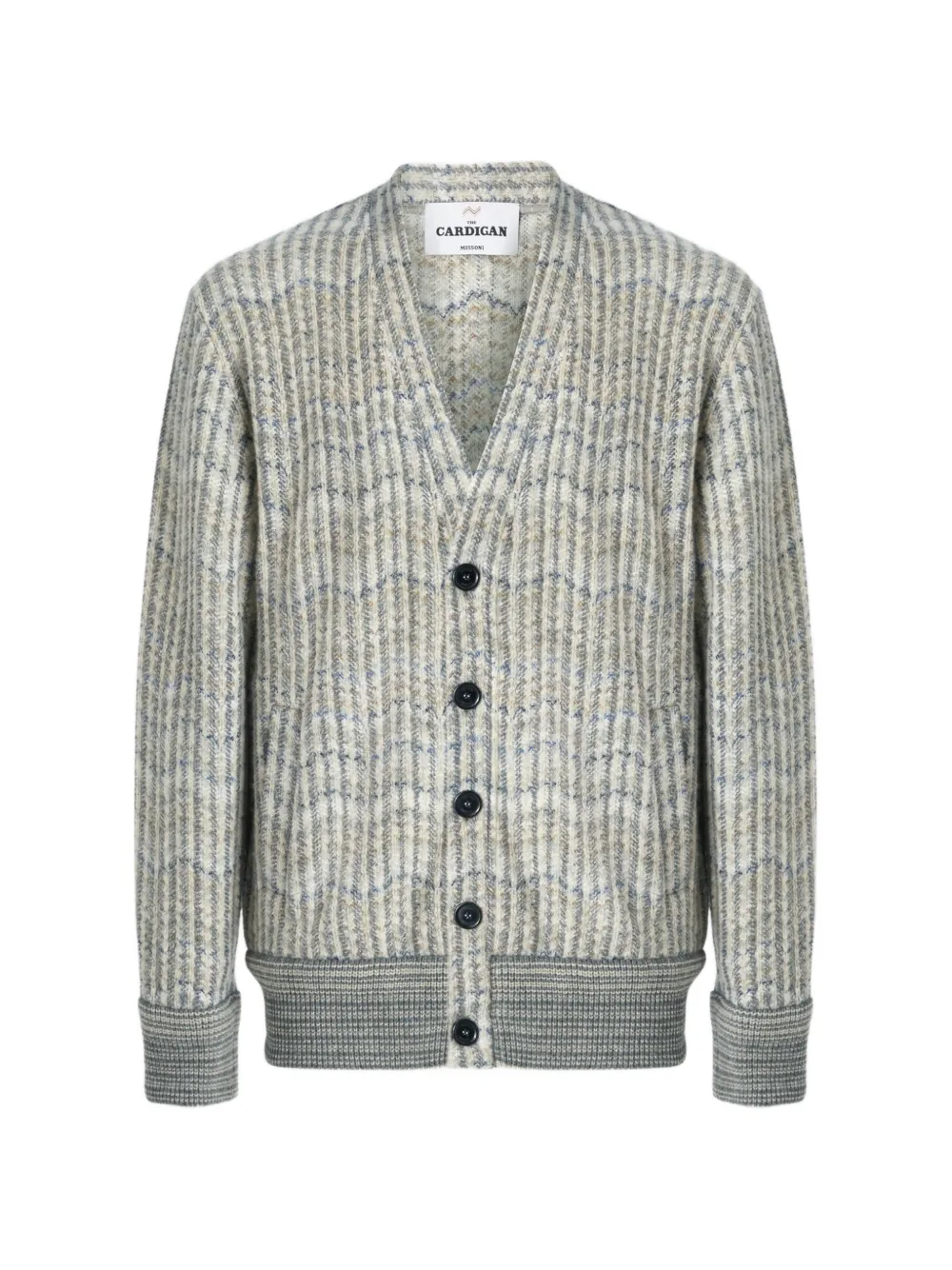 Missoni Cardigan mit Zickzackmuster - Nude