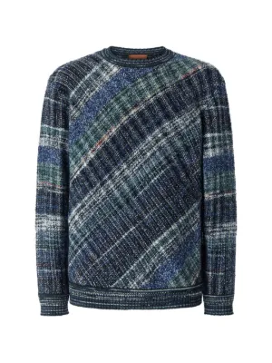 Missoni zigzag-pattern Wool Sweater | Blue | FARFETCH