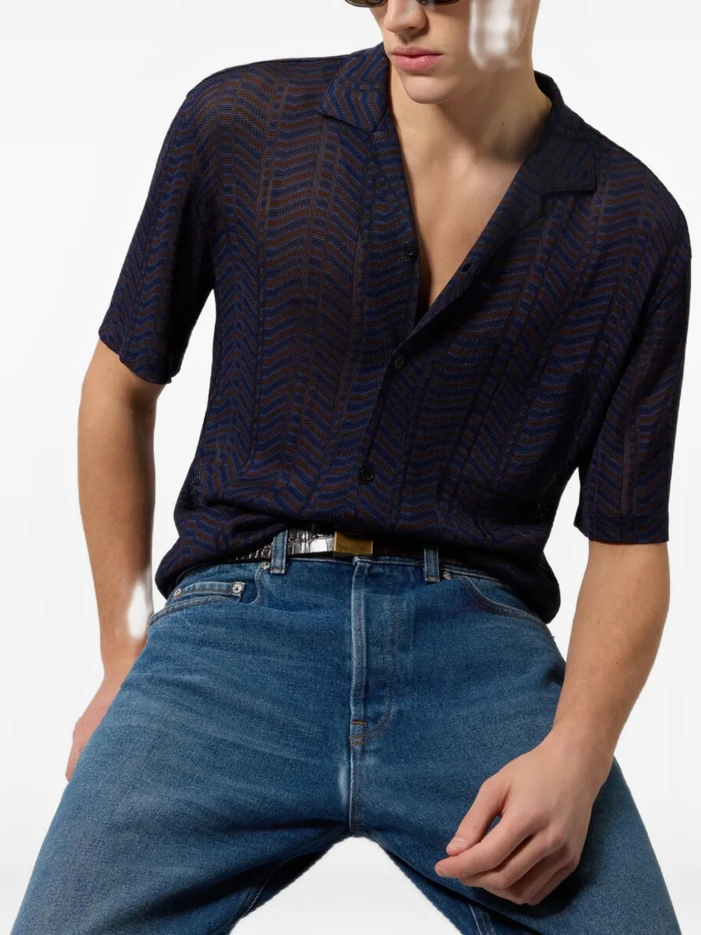 Missoni T-shirt met korte mouwen Blauw