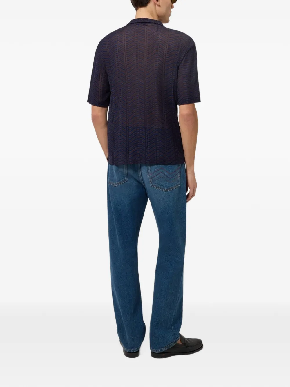 Missoni T-shirt met korte mouwen Blauw