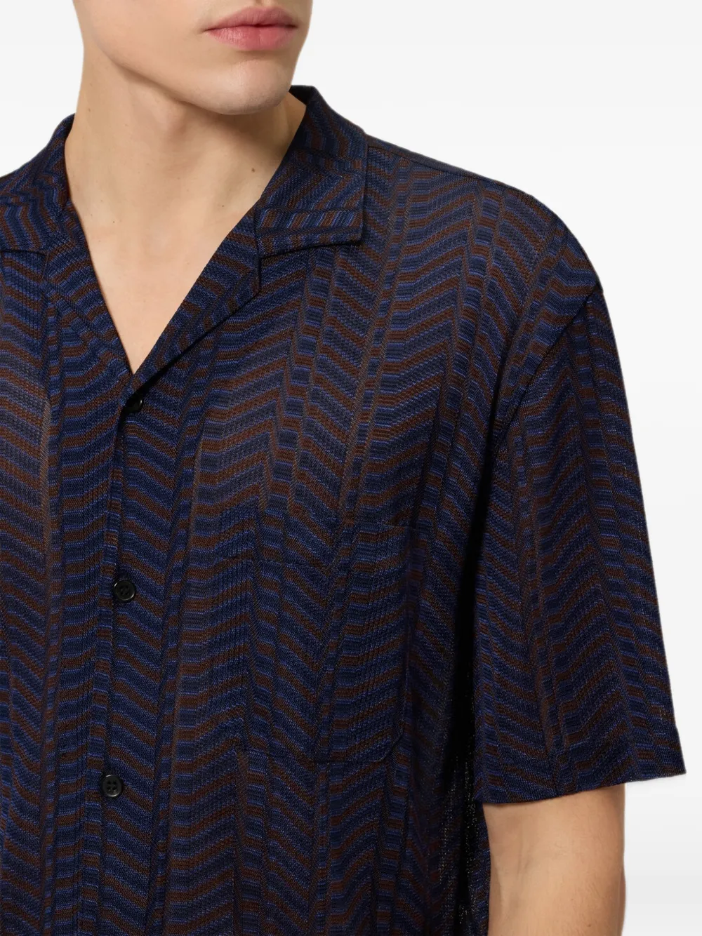 Missoni T-shirt met korte mouwen Blauw