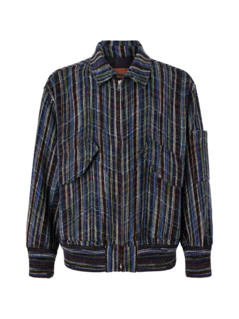 Missoni Zigzag-knit zip-up jacket