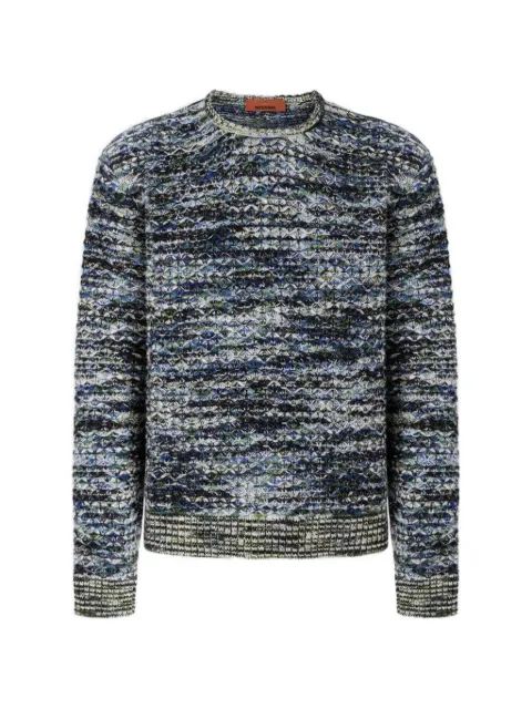 Missoni 지그재그 니트 크루 넥 스웨터