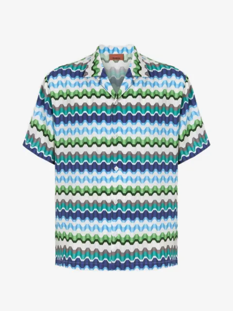 Missoni Zigzag-print short-sleeve shirt