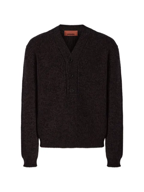 Missoni ribbed-knit V-neck sweater