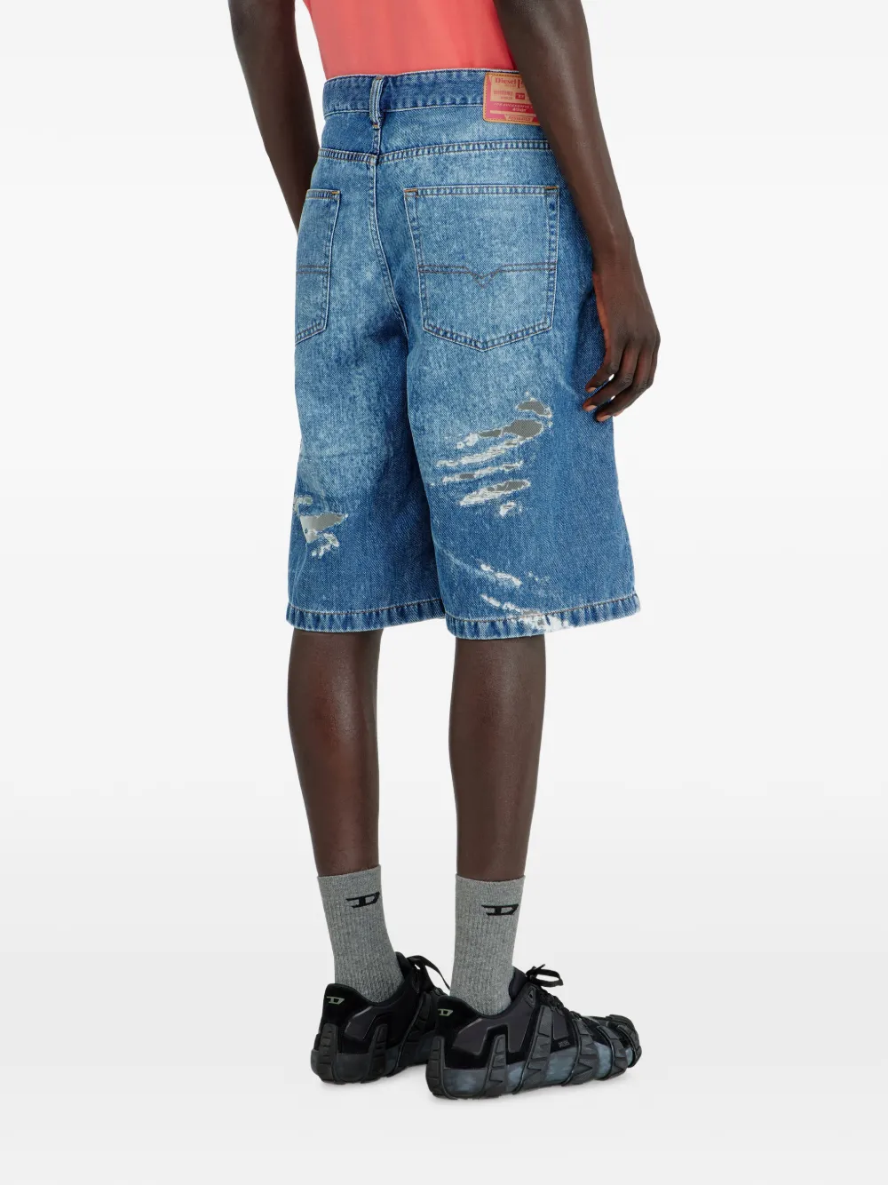Diesel ダメージ デニムショーツ | ブルー | FARFETCH JP