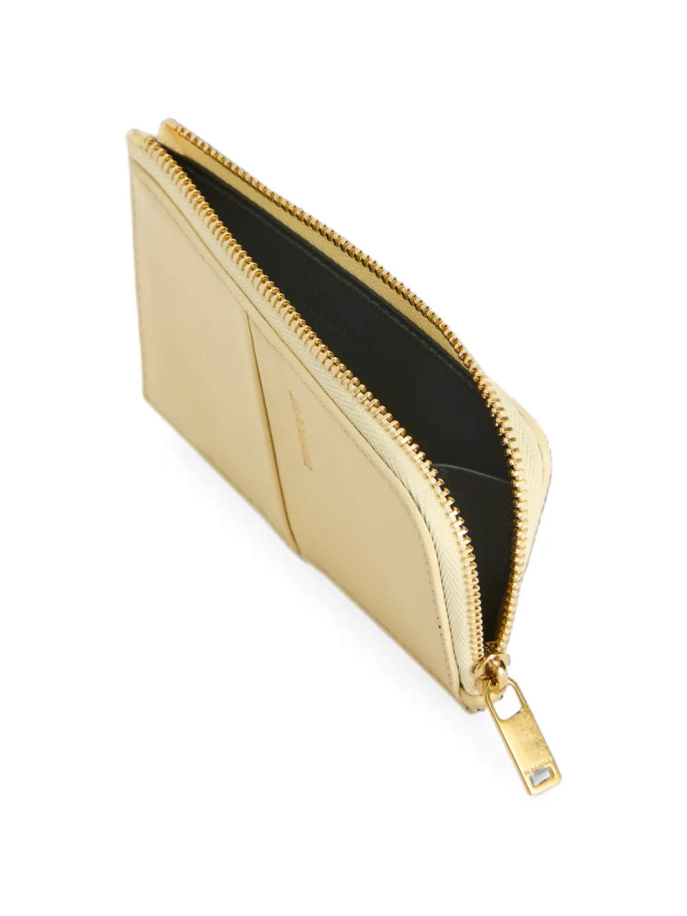 Jil Sander Linea kleine portemonnee Geel